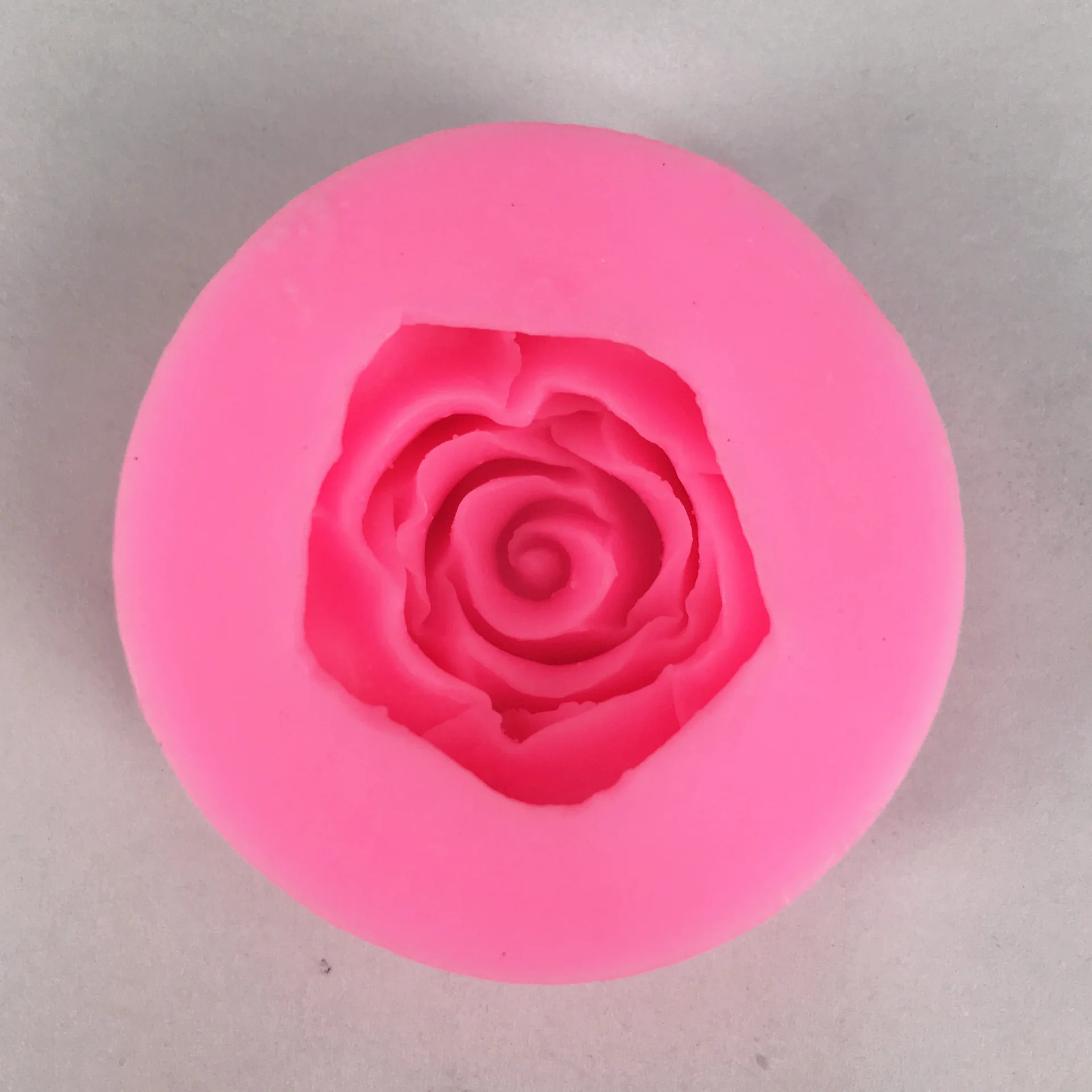 Small 3d Rose Flower Mould for sugar craft cake deocration DIY Handmade silicone soap molds