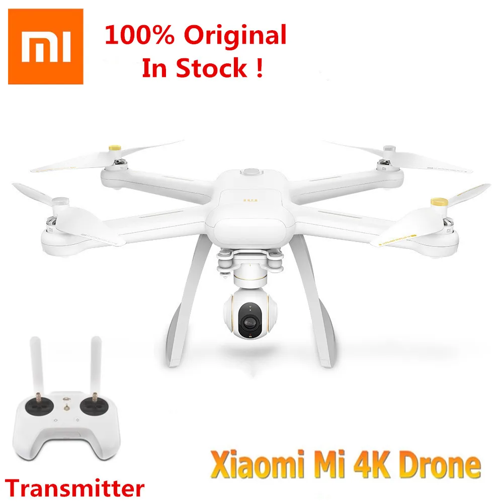  Большая распродажа! Xiaomi Mi Drone 5 ГГц WI-FI FPV 4 К UHD Камера Мультикоптер Дрон gps 3 оси карданный вертолет, доставка по приоритету линии 