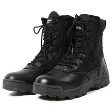 Nueva América Deporte hombres Del Ejército Botas Tácticas Desierto Botas de Montaña Al Aire Libre Entusiastas Militares Marina Masculina Zapatos de Combate