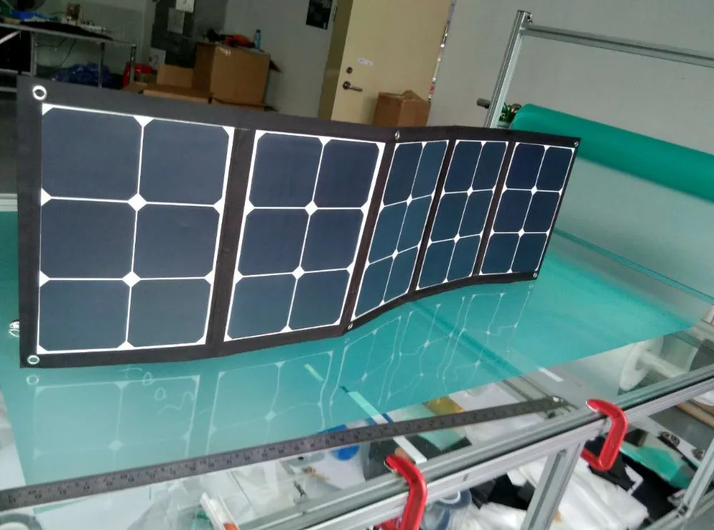 18 в 50 Вт 100 Вт Складная солнечная панель зарядное устройство сумка для 12 В батареи Караван Лодка, дом на колесах
