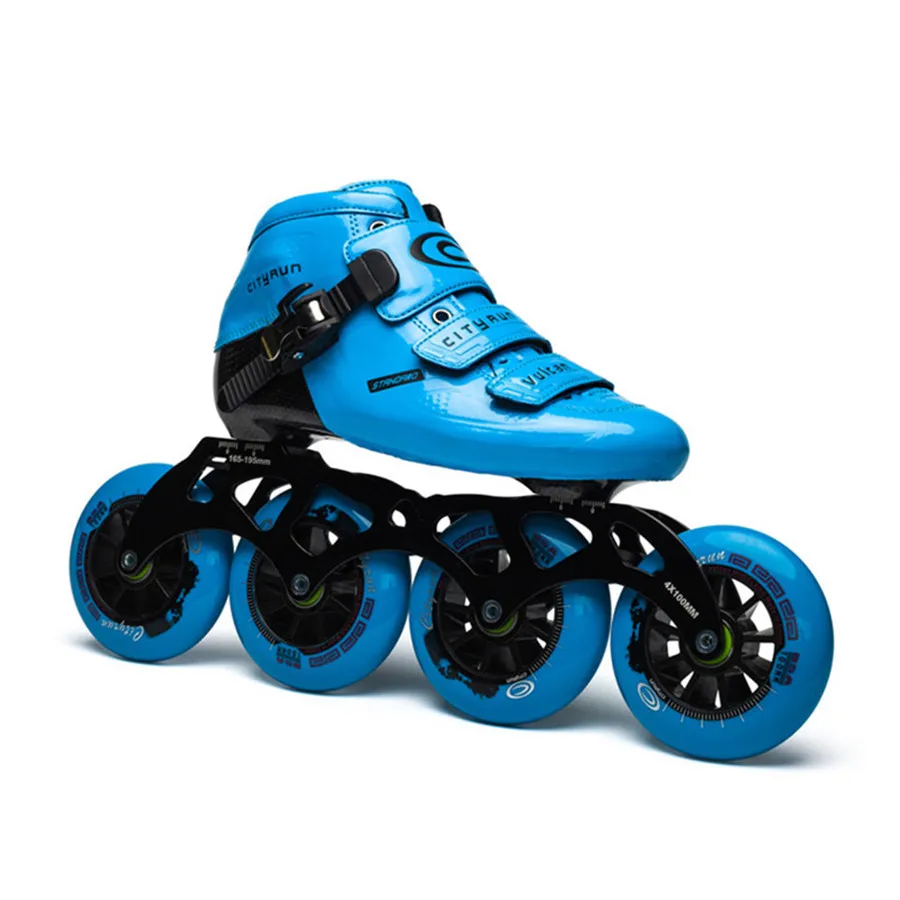 CityrunSpeedVulcanInlineSkatessize3044CarbonFiberProfessional