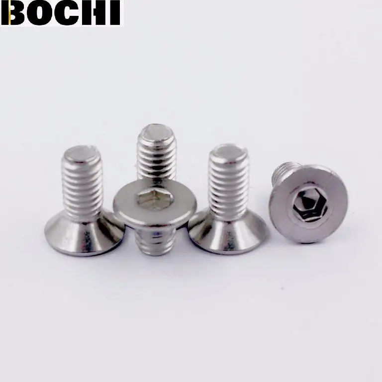 M3 4 M3 60 304 DIN7991 GB70 3 ISO10642 JISB1194 stainless steel Hexagonal Countersunk Screws