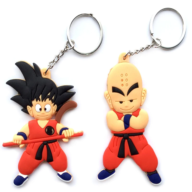 1 piece Anime Keychain Action Figures KeyRing Car Backpack PVC Cute Animals Characters keychain Decoration Toys For Kids|Игровые
