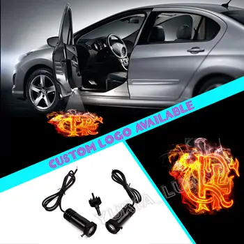 

2x Flaming Rangers Logo Car Door Laser Projector LED Lights Universal