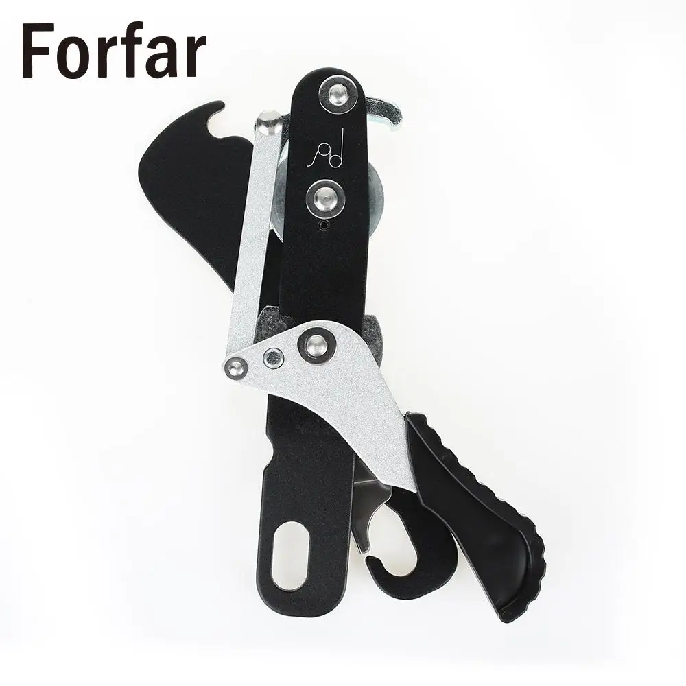 Self-Braking Climbing Stop Descender 150 Kg 10-12mm Durable Strong Caving Rappelling Climbing Rope Stop Rappelling