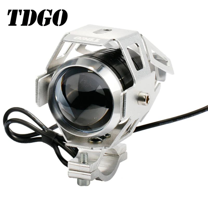 

TDGO 2pcs Motorcycle LED Headlight Waterproof Motorcycle Accessories Moto Headlamp 125W 3000LM U5 Spotlights Spot Head LED Light