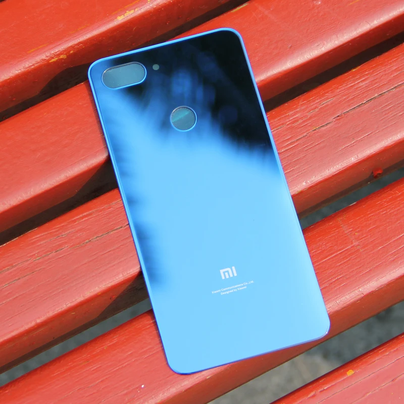 Xiao Mi Xiaomi Оригинальный чехол со стеклянной батареей для 8 Lite MI8 задняя крышка +