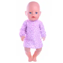 Прямые продажи с фабрики, 43 см Кукла Новорожденный милый пурпурная юбка лучший подарок для детей n973