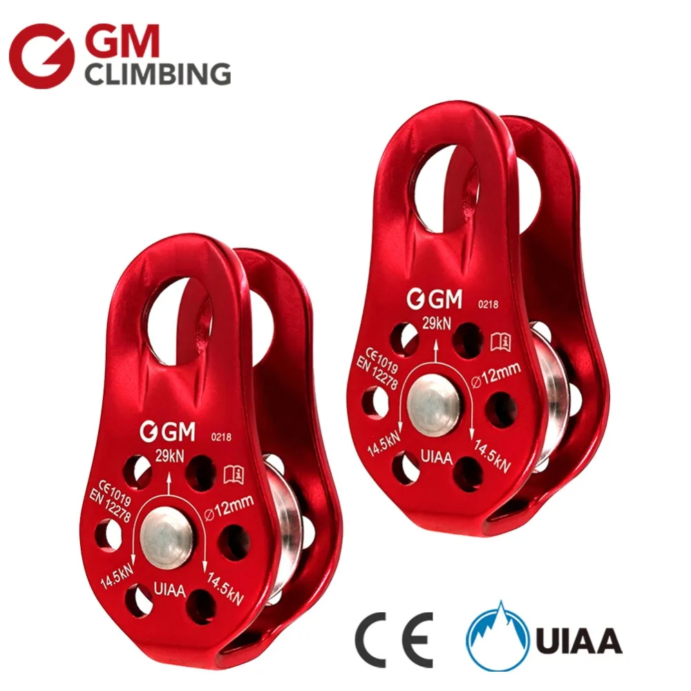 29kN Climbing Pulley CE / UIAA Outdoor Travel Kits Single Fixed Micro