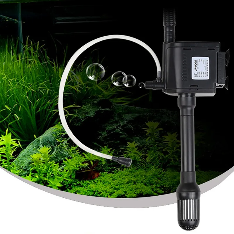 

Triple mini aquarium fish tank filter pump submersible pumps water pumps supply 220-240v / 50Hz power 20W flow 1000L / H