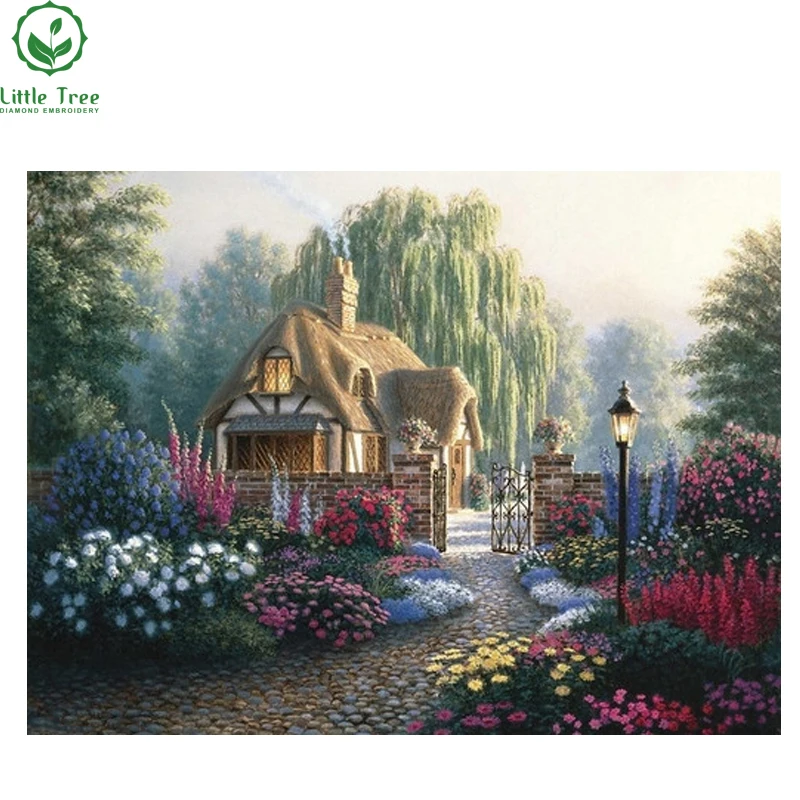 

Factory Direct Sale DIY Diamond Painting Scenery Series Cross Stitch Kits Crystal Mosaic Embroidery Living Room Decor Nice Gift