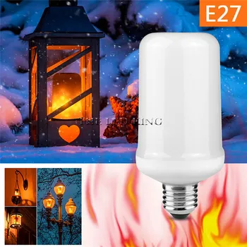 

Holiday Romantic Flame effect Led Light Bulb 4 Modes with Gravity Bright Lamp Bulb Flickering For Bedroom Corridor Decor.