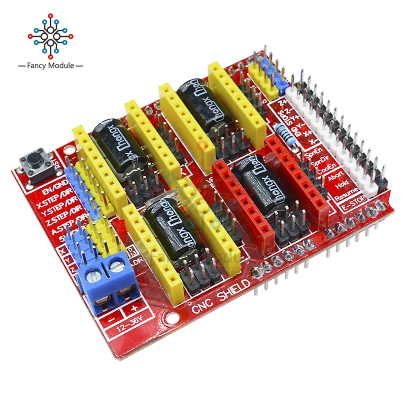 

V3 Engraver 3D Printer New CNC Shield Expansion Board A4988 Driver for Arduino