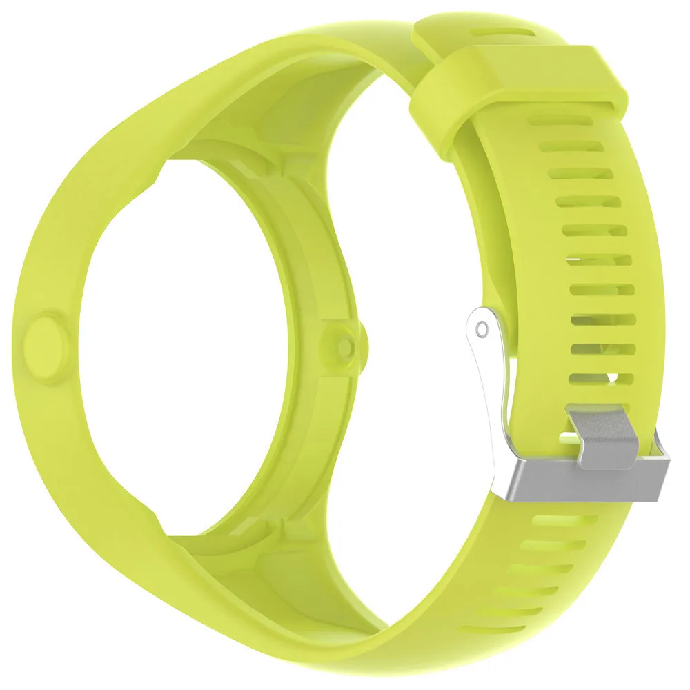 Silicone Air Hole Watch Wrist Strap For Polar M200 Fitness Smart Watch 235MM Length Suit For Young Girl Boy Sports Wrist Band - Цвет: C