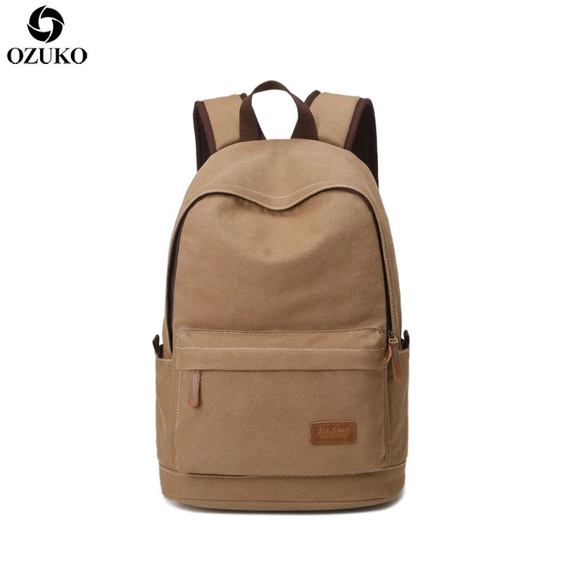 

2019 Fashion Canvas Backpack Men Vintage Rucksack Unisex Student School Bags for Teenagers Casual Travel Laptop Bag Male Mochila