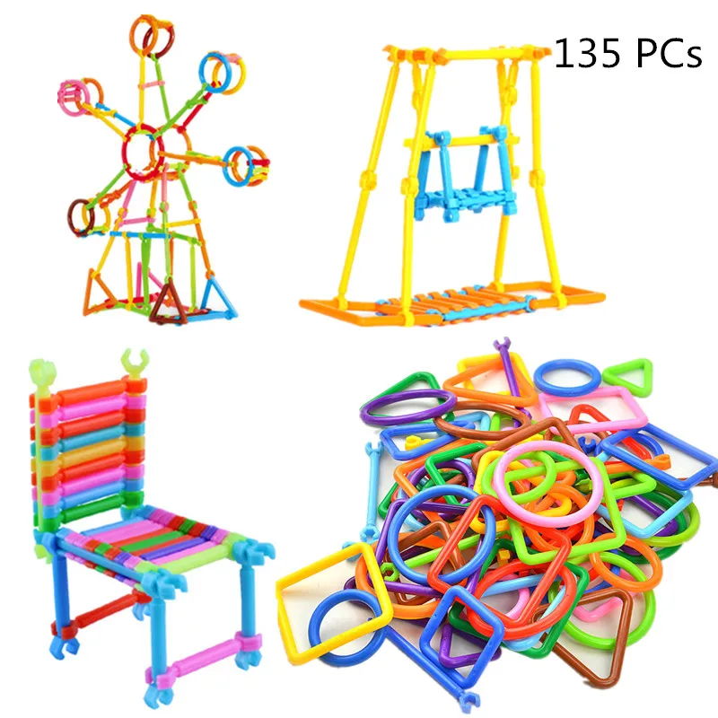 

135PCS Hot Sale Mathematical Intelligence Stick Figures Box Baby Preschool Math Toy Educational toys for children kids toy #4-5
