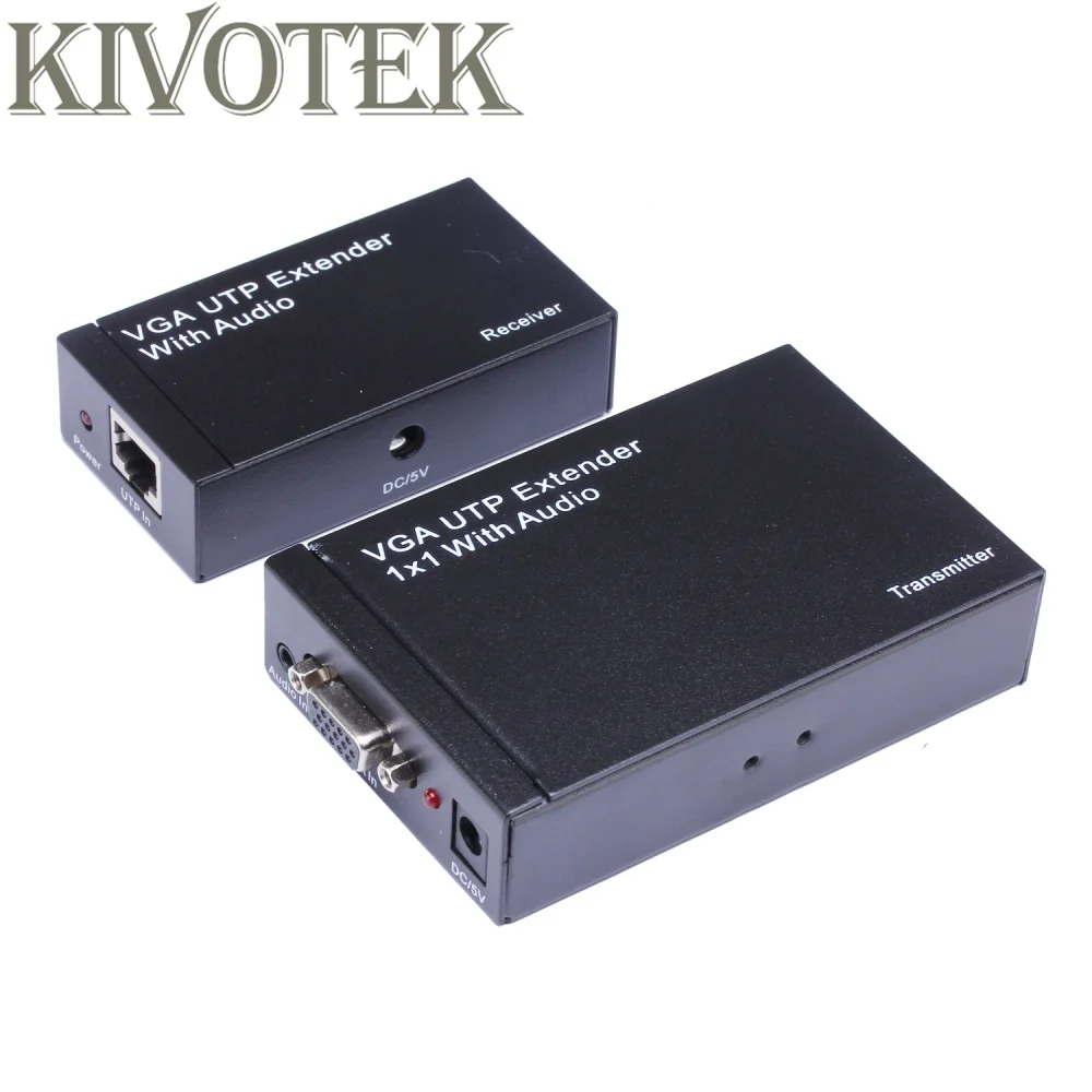VGA удлинитель Trasmitter адаптер 300 м от Cat5/6 Lan соединительный кабель 1x1 сплиттер с