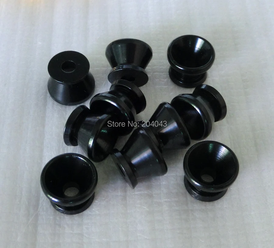 Sell Free Shipping 10pcs/pack Black guitar strap button guitar strap
