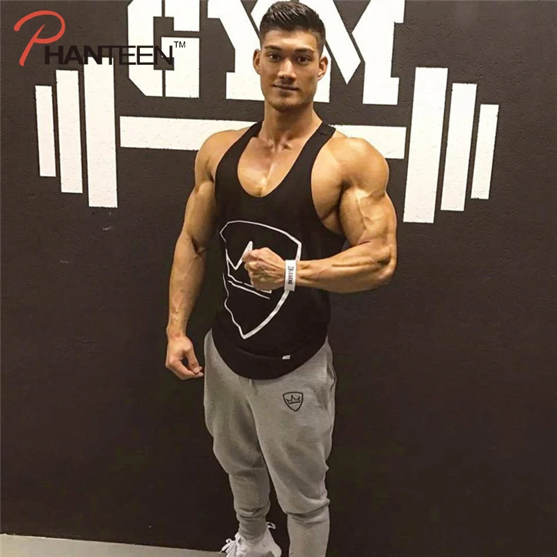 Printed Crown Solid Color Fitness Men's Long Pants 2019 New Exercise Bodybuilding Gym Silm Male Sportwear Bulking Brand Trousers
