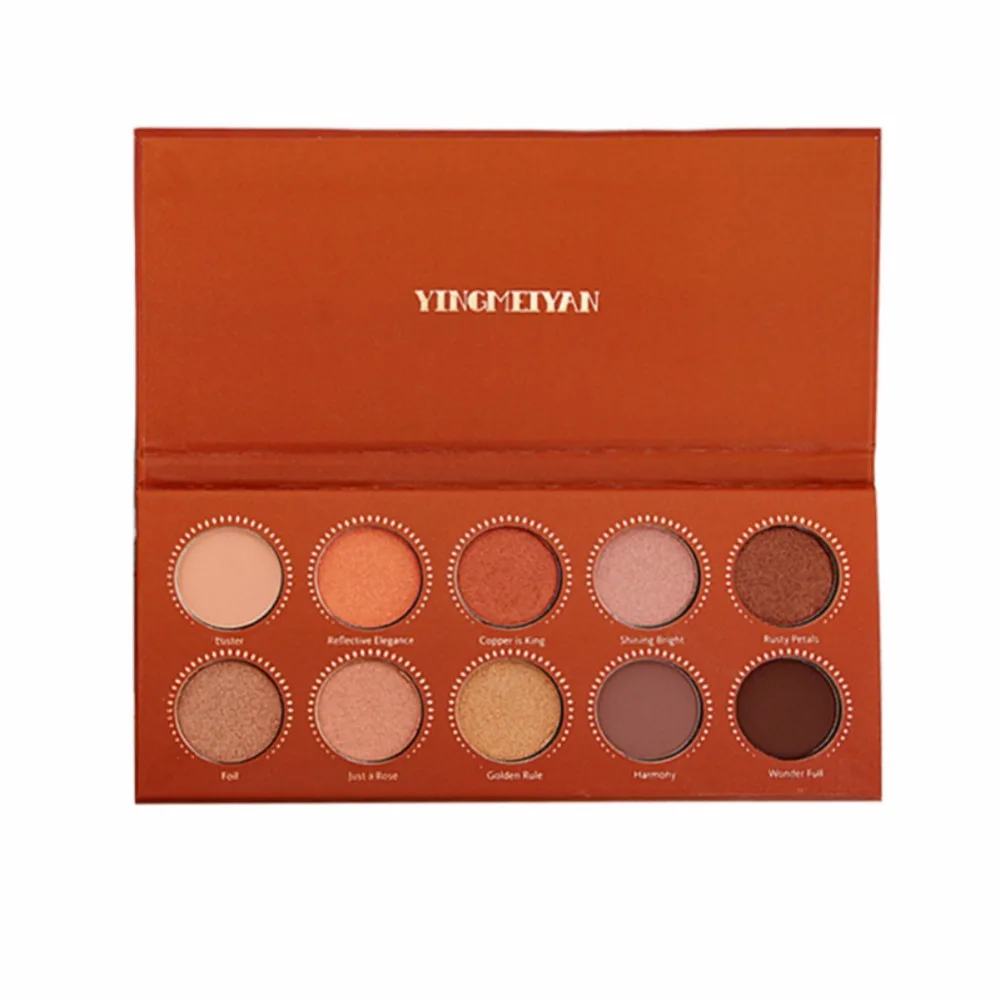 

Eye Shadow Palette Makeup Palette Powder Waterproof Smudge-Proof Glitter Matte Eye Shadow Maquiagem 10 Colors