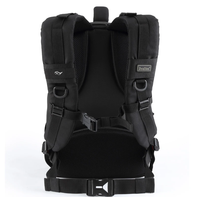 Jealiot SLR Camera Backpack bag for photo Camera lens Bag laptop Video case digital photography tri