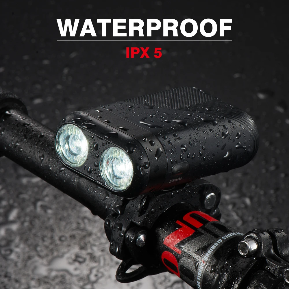 Discount Linkbest 600 Lumen USB Rechargeable Bicycle Light set Ultra-compact -Waterproof  IPX 5-3000mAh Battery- Fits ALL Bikes 4
