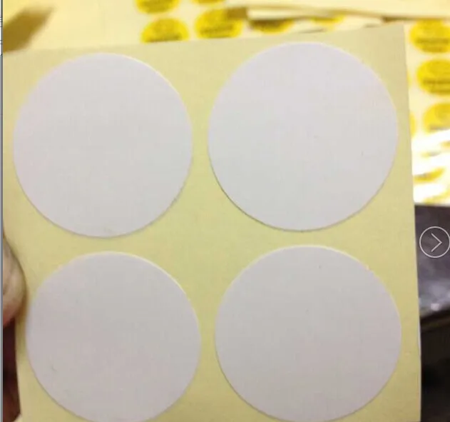 Free shipping 100pcs wholesale Blank Paper Sticker Label Round Shape