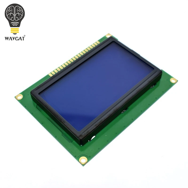 Модуль ЖК дисплея WAVGAT для arduino raspberry pi 12864 дюйма 128x64 точек Цветовая подсветка|lcd