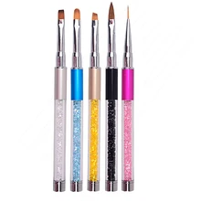 Professional Multi-Function Nail Art Drawing Pen Brush DIY Manicure UV Gel Design Crystal Nail Phototherapy Painting Pens