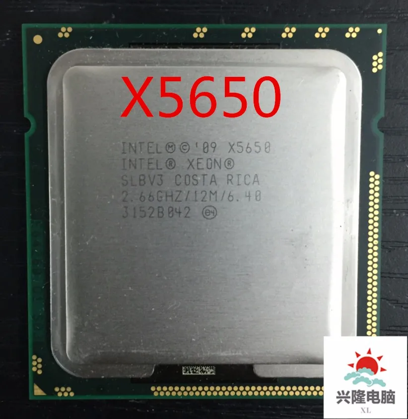 Процессор Intel Xeon X5650 cpu/2,66 ГГц/LGA1366/12 МБ кэш L2/шесть ядер/серверный ЦП Рабочая