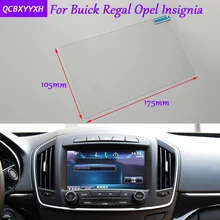 Car Sticker GPS Navigation Screen Glass Protective Film For Buick Reagl Insignia Accessories Control of LCD Screen Car Styling