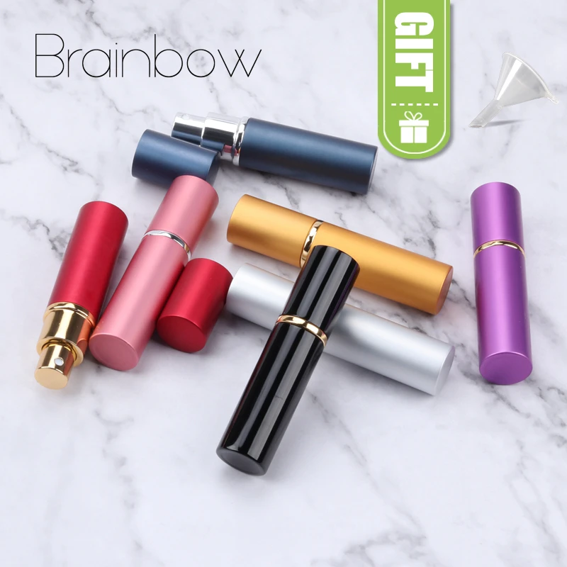 

Brainbow 10ml Perfume Bottle Empty Refillable Bottle Portable Mini Travel Size Cosmetics Container Perfume Lotion Spray Atomizer
