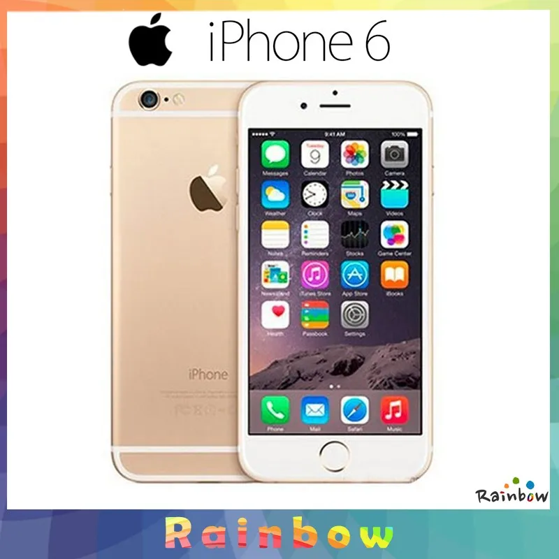 Мобильный телефон Apple iPhone 6 16 Гб/64 Гб 4," ips IOS двухъядерный 8MP 1080P wifi 4G LTE сотовый телефон