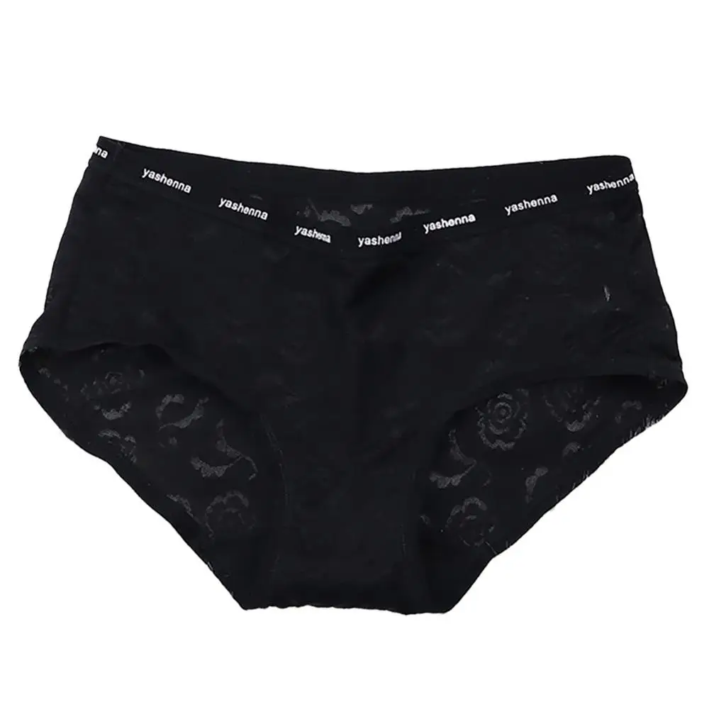 

Sexy ladies panties striped cotton lace side girls briefs large size bag hip simple comfortable breathable underwear women