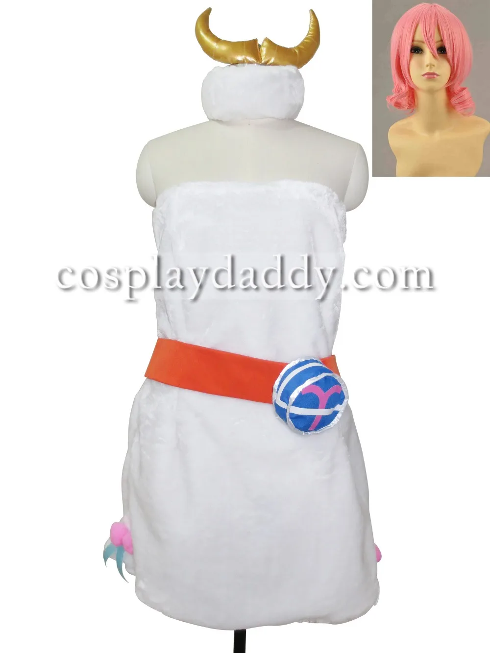 

Custom-made Fairy Tail Aries Cosplay Costume Clothes And Shoes With Wig