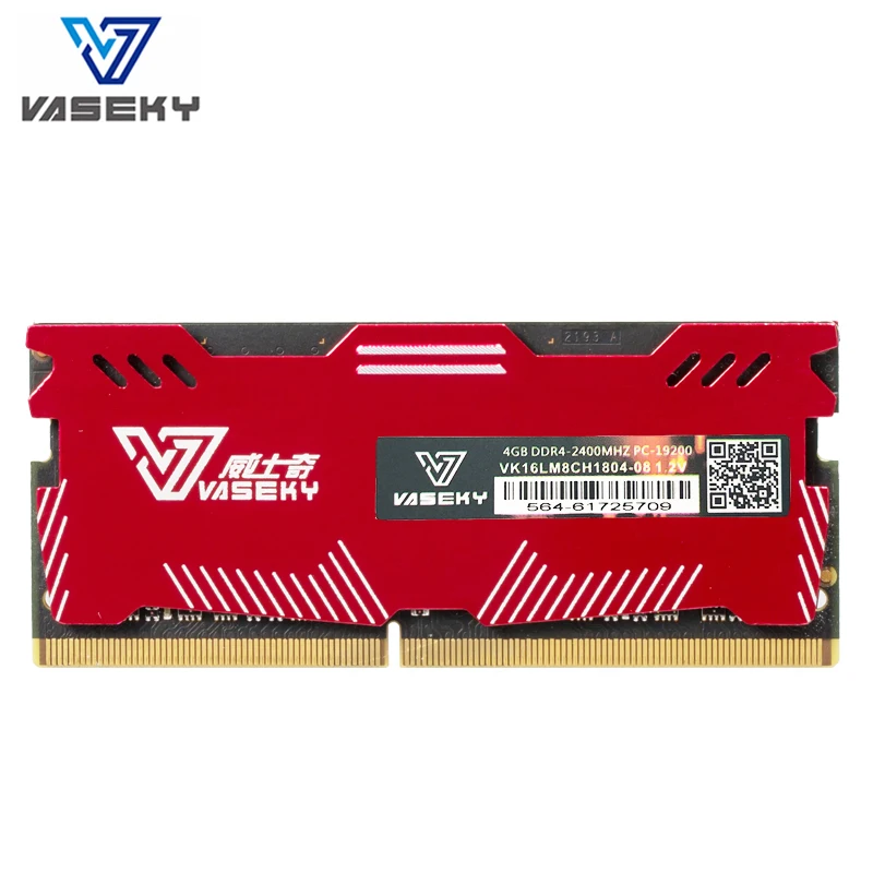 Vaseky 4GB 8GB 4G 8G лэптоп ноутбук Память ram Memoria модуль компьютера PC4 DDR4 16GB 2133MHZ 2400MHZ 2133 2400 MHz ram