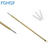 20 шт./лот золото нержавеющие иглы серебро чёрные точки, комедоны, акне инструмент для удаления прыщей Remover Косметическая инструмент удалить Make up Tool