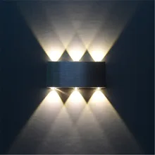 Aluminum 6W Led Wall Light UP & Down LED Stair Bedside Lamp Bedroom Reading Wall Sconce Light Porch Stair Lamp 220V 110V Aluminum 6W Led Wall Light UP & Down LED Stair Bedside Lamp Bedroom Reading Wall Sconce Light Porch Stair Lamp 220V 110V