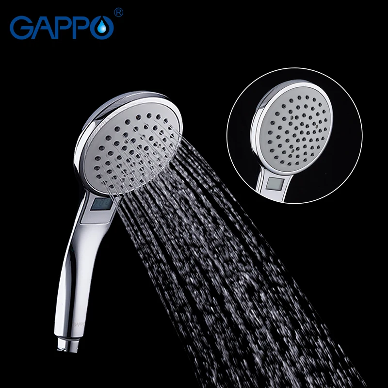 Gappo Colorful LED Cabezal de ducha accesorios de baño Sensor de tempe 