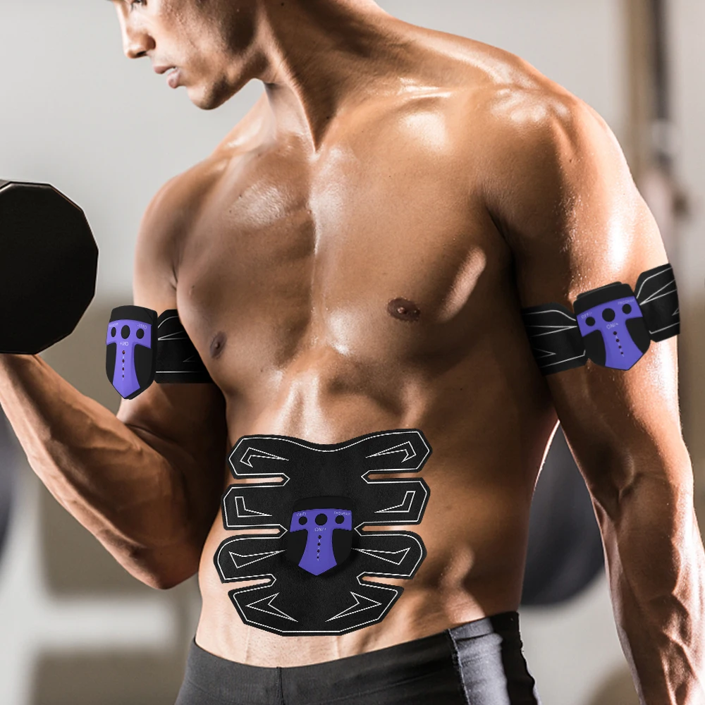 Muscle Stimulator Body Massager Slimming Abdominal Muscle Trainer Belt Smart Body Building Fitness ABS Arm Leg EMS Stimulation