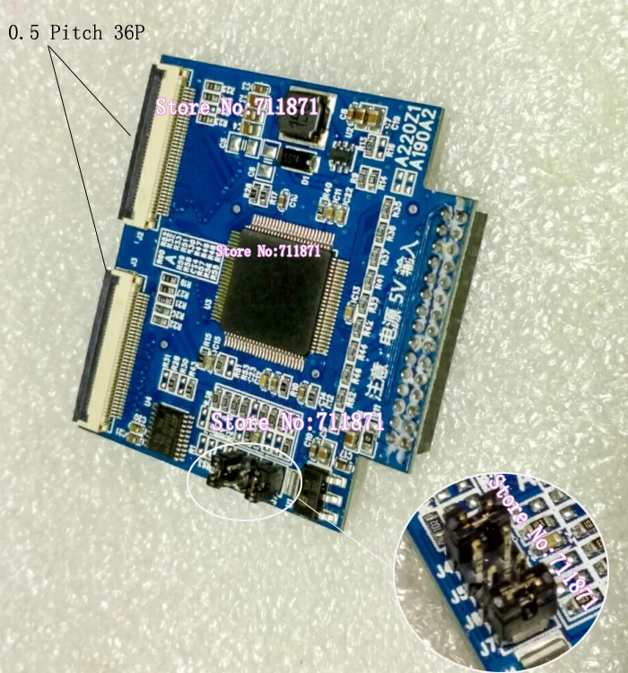 

30P LVDS Double 36P RSDS Adapter Plate A220Z1 Connect LVDS control Board A220Z1 RSDS LVDS 30P LVDS 36P+36P RSDS Conversion board