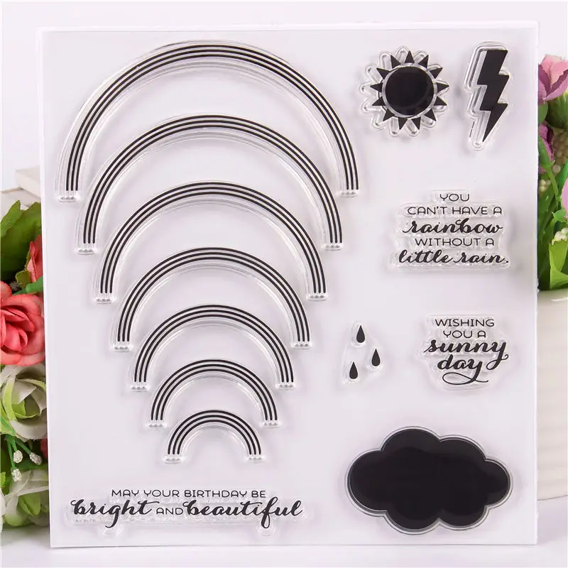 

Rubber Silicone Clear Stamps for Scrapbooking Tampons Transparents Seal Background Stamp Card Making Diy Wireless network