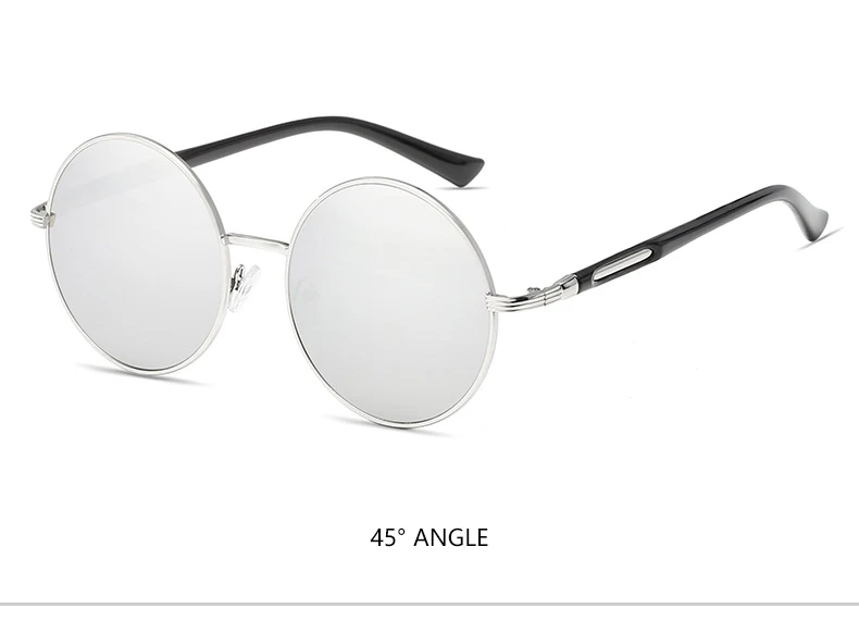 best sunglasses for big nose BOYSEEN Vintage Round Sunglasses Women Reflective Sun glasses Female Women's Shades Brand Designer lunette de soleil UV400 601 designer sunglasses for women
