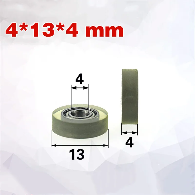 [PU0413-4] Бесплатная доставка 10 шт. полиуретановый шарикоподшипник из искусственной