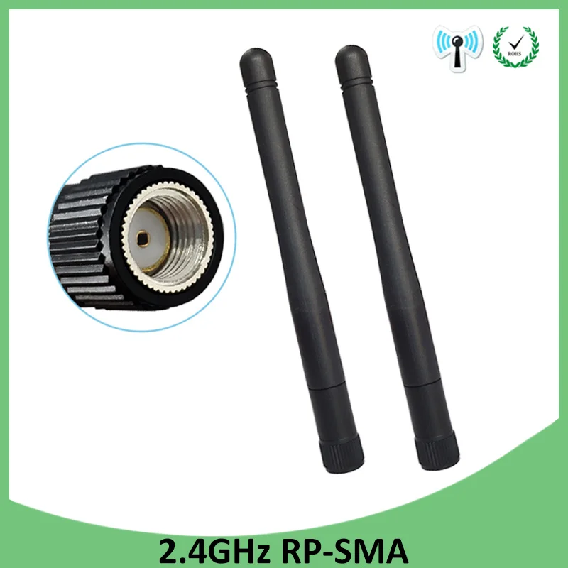 

20pcs 2.4 GHz WiFi Antenna 3dBi Aerial RP-SMA Male Connector 2.4ghz antena wi fi antenne For Wireless Router Wifi Booster