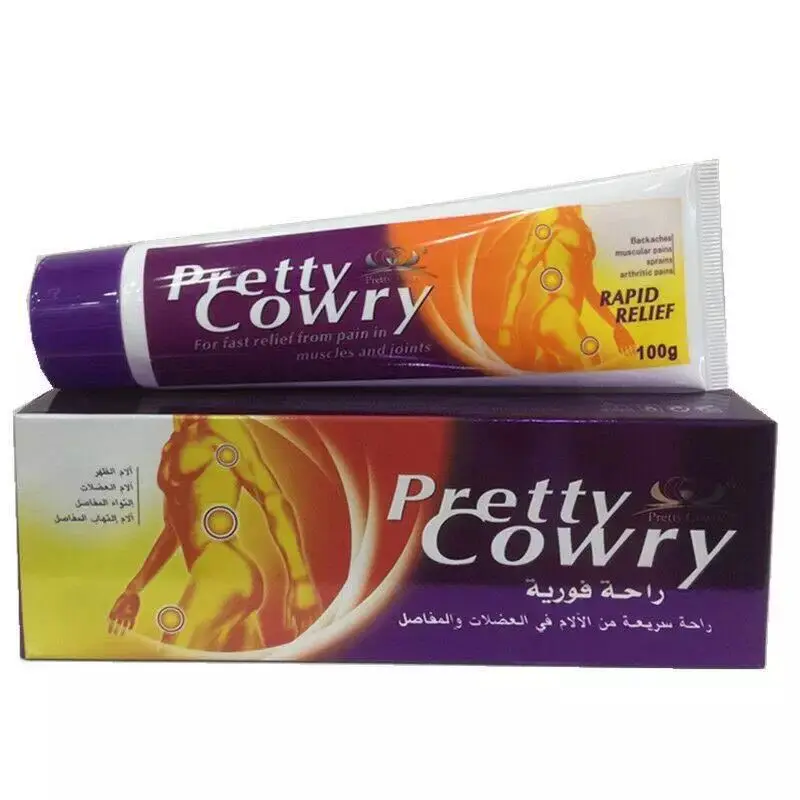 

1PCS Pretty Cowry Massage Cream Rapid Relief For Fast Relief Cream Relief From Pain In Muscles Joints Essential Oil Pain Ointmen