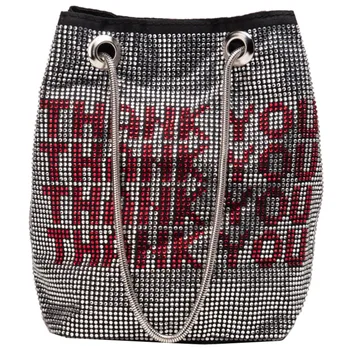 

A new style of cross-body bag with a single shoulder set with diamond