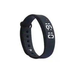 2018 продаж W5S Smart Band светодиодный дисплей спящий монитор Шагомер Браслет будильник водостойкий спортивный браслет