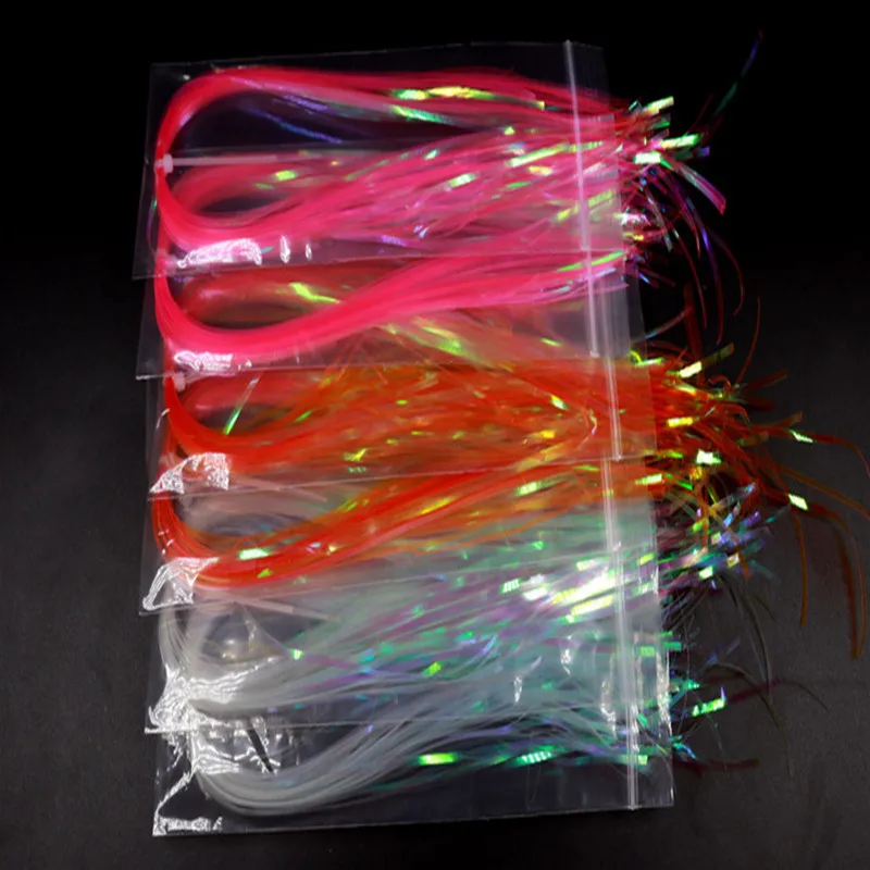 Crystal Flash Holographic Tinsel Flashabou Fly Tying Rig Making Material