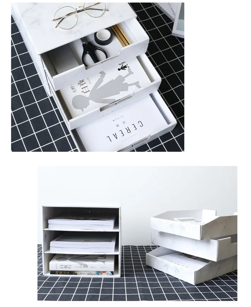 Baffect нордическая картонная офисная коробка для хранения книг ящики для хранения для A4 бумажная подставка для ручек офисный органайзер для рабочего стола Oraganiser
